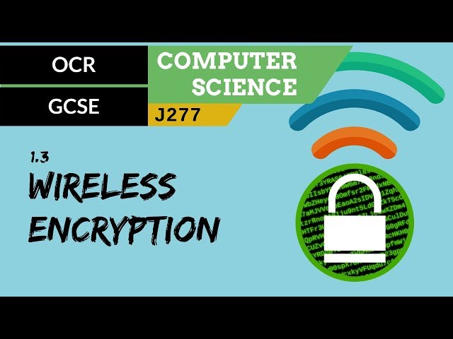 30. OCR GCSE (J277) 1.3 Wireless encryption