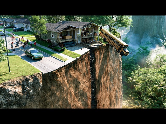 Entire Neighborhood is Sent 200 Million Years in the Past and Ends Up Hunted by Dinosaurs