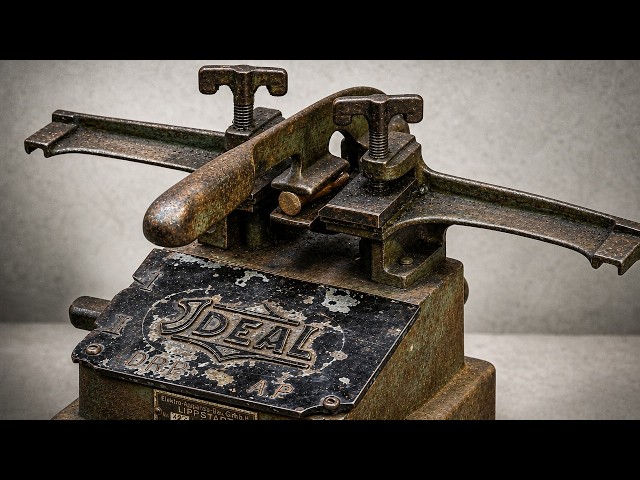 1928's "Ideal" Welding Machine Restoration - The BIZARRE Machine That Welds Sawblades?