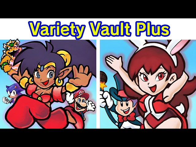 FNF Variety Vault Plus | Sonic, Mario, Bowser, Shantae, FNAF & More