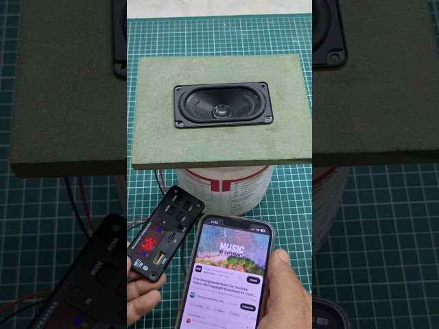 IOT-AUDIOS Full Frequency Speaker | Sound test |Demo for satellite & Sound Bar #speaker  #audioboard