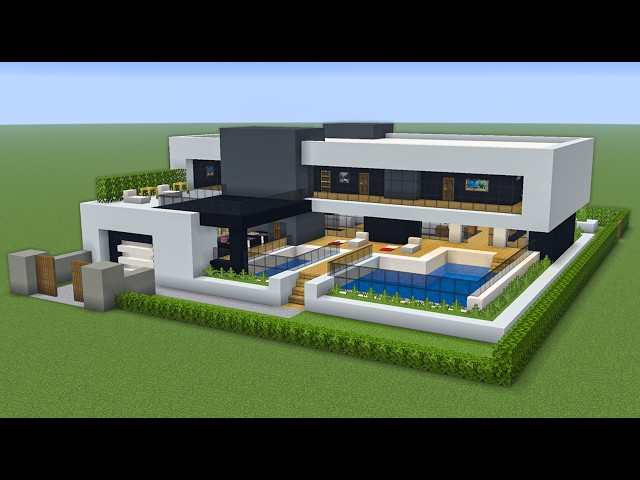 How to Build a Modern Mansion in Minecraft 🏠