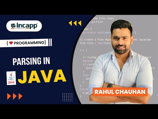 Parsing in Java || Core java || Rahul Chauhan || Incapp