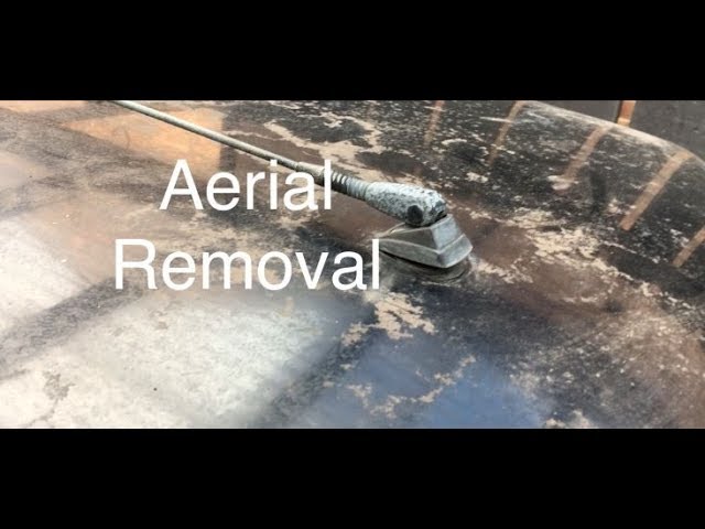 Classic Mini Clubman Budget Restoration - Aerial Removal