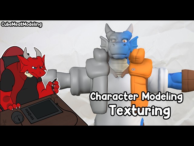 EASY Character TEXTURING  Tutorial / Substance 3D Painter