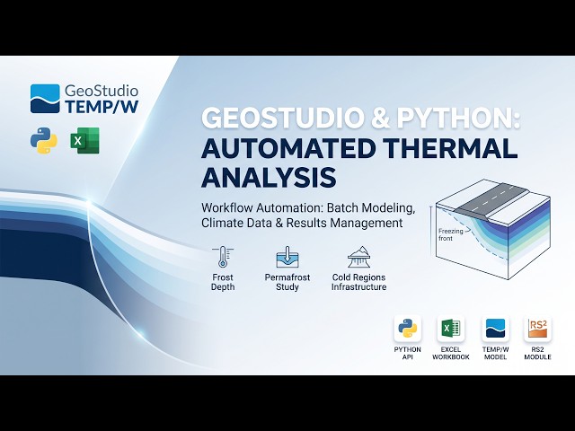 Automating Batch Thermal Analyses in GeoStudio TEMP/W with Python and Excel