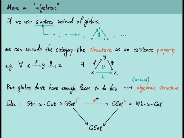 Yuki Maehara - Towards a homotopy theory of algebraic weak ω-categories - September 11, 2026
