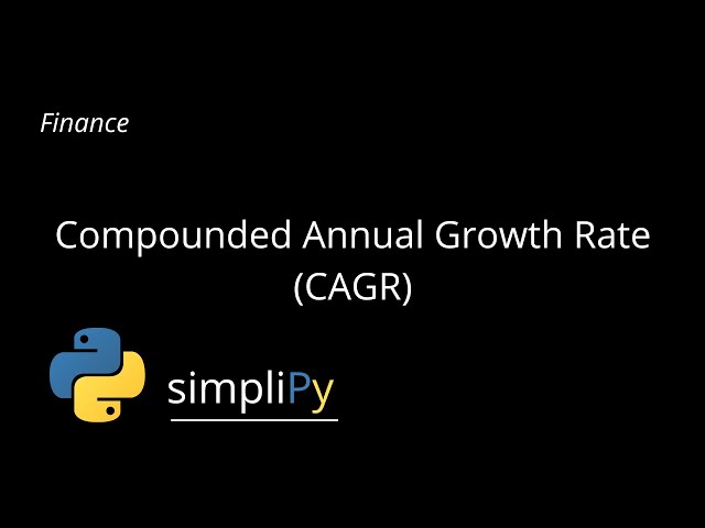 Compounded Annual Growth Rate (CAGR) - A Deep Dive