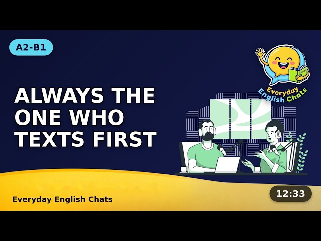 "Do They Even Care?" – Feeling Like You Care More in a Friendship, A2-B1 Easy English Conversation