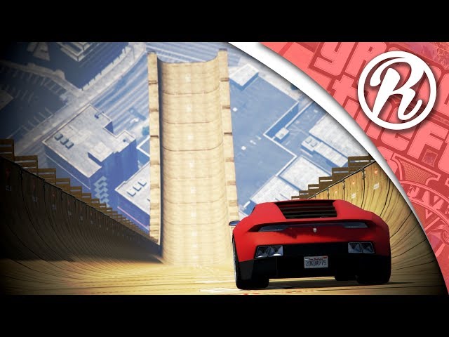 [GTA5] DE GROOTSTE STUNT JUMP IN GTA 5 ONLINE!! - Royalistiq