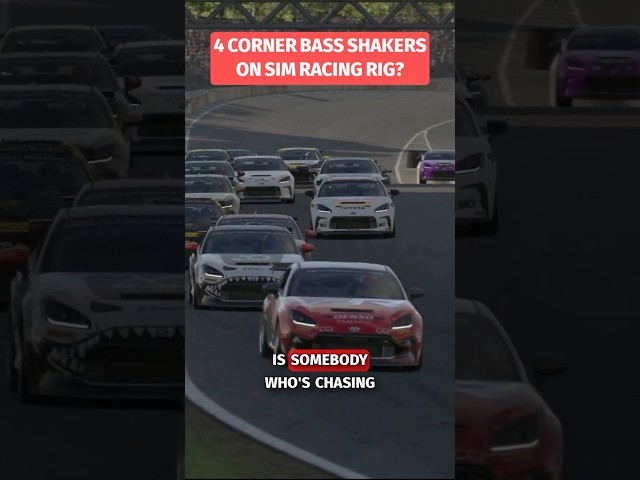 My thoughts on a 4 corner bass shaker system on a sim racing rig… #simrig #racingsim #simracing