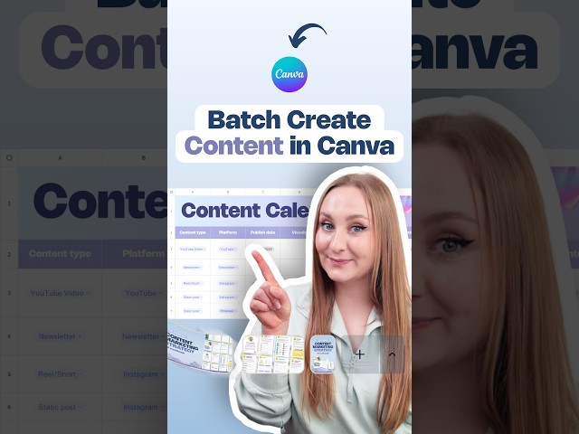 Plan & batch create content in Canva | Canva Habits