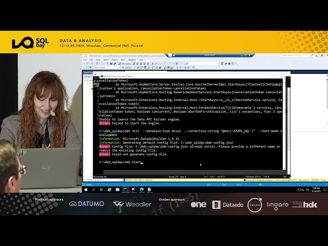 SQL Day 2025 - Data API Builder: Manage your database with REST API - Natalia Warszewska