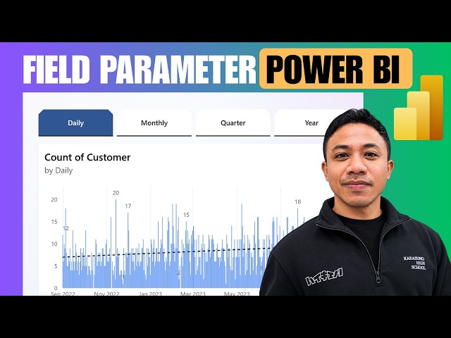 Cara Menggunakan Field Parameter di Power BI - Daily, Monthly, Quarter & Year
