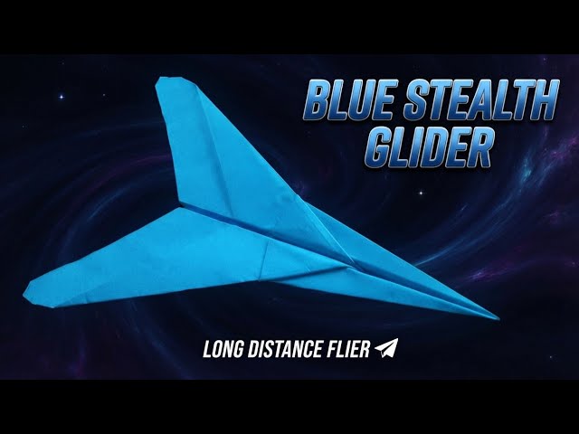 How to Fold the BLUE STEALTH GLIDER | Step-by-Step Tutorial 