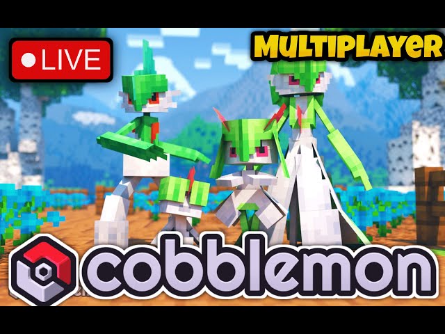 🔴 Join My Cobblemon Server NOW! Catching Gallade & Playing with Viewers 🎮🔥
