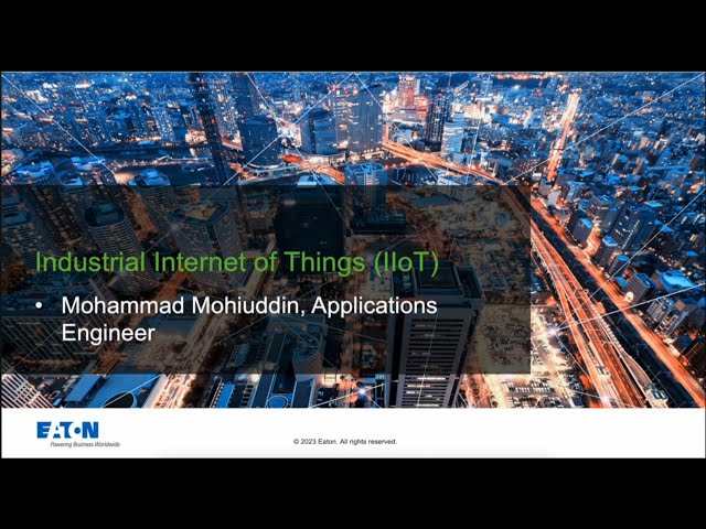 Industrial Internet of Things (IIoT)
