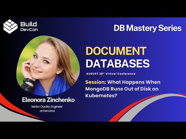 What Happens When MongoDB Runs Out of Disk on Kubernetes? - Eleonora Zinchenko | Percona