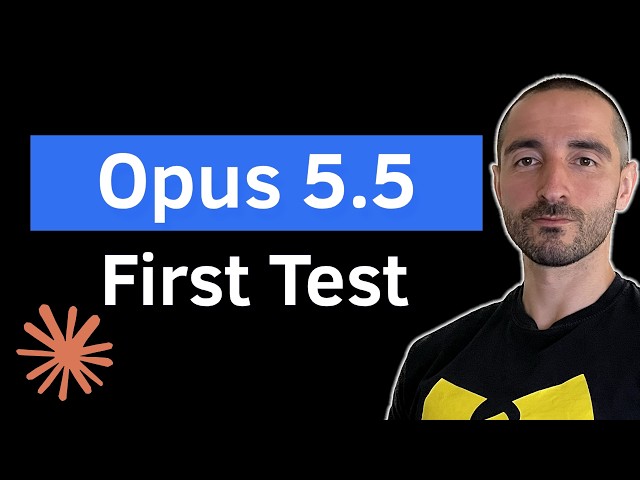 Opus 5.5 Live Test (Claude Code, Agentic Coding, Frontend Design, Brownfield Projects)