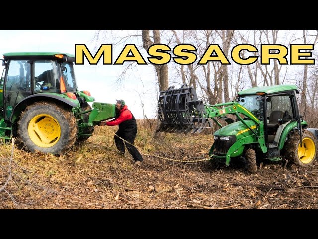 Devastating Defeat: John Deere Compact Tractor's Epic Battle Ends!