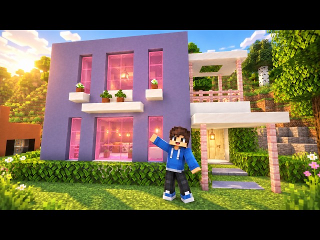 modern house minecraft easy/Easy 10-Minute Modern House Build in Minecraft⛏️🏠