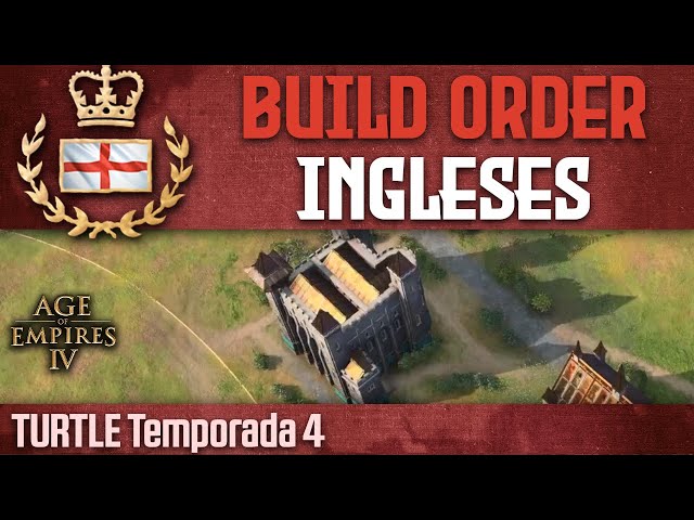 ◻️ BUILD ORDER con los INGLESES en tempora 4 | AGE OF EMPIRES 4
