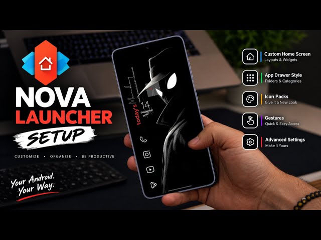 Dark Spider-Man Setup | Ultra Clean Android Customization!