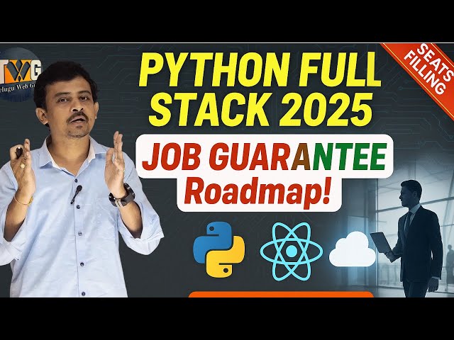 python full stack complete roadmap in telugu