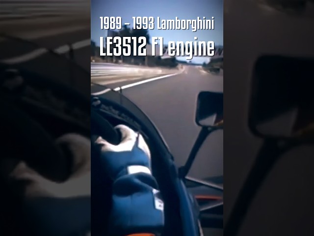 The Worst F1: Unreliable Lamborghini V12