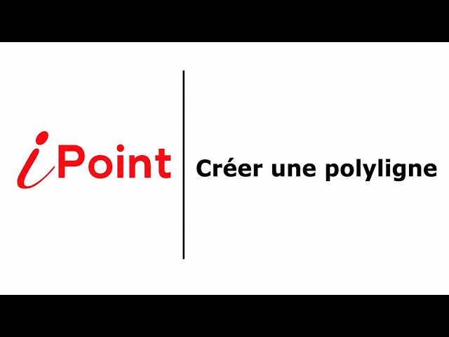 How to create a polyline in iPoint | Tutorial