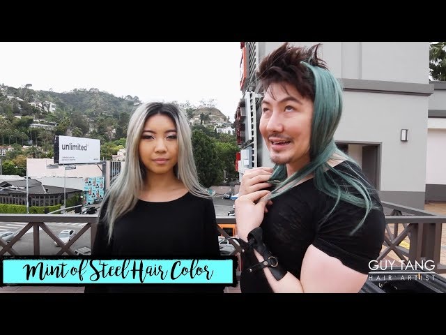 Mint of Steel Hair Color