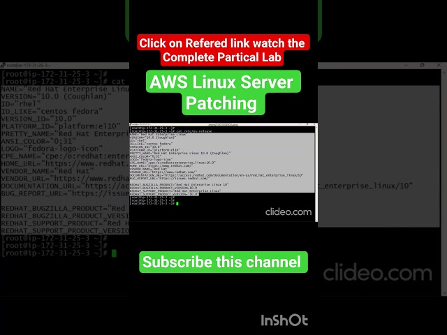 🔥 Real Linux Patching Practical on AWS EC2 💻  #devops   #linuxcommandlinetutorial #shorts
