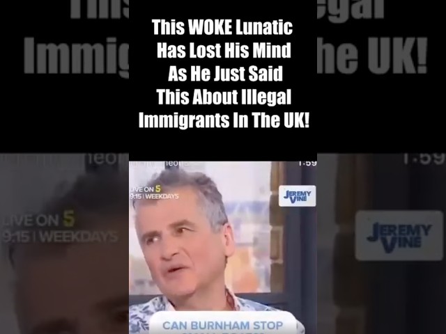 Woke Lunatic Loses His Mind As He Just Said This About Illegal Migrants In The UK!
