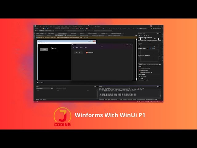 🚀 Winforms : WinUi Converter P1