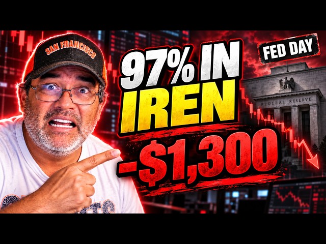 97% of My Portfolio Is in IREN… Down $1,300 Before Fed Day