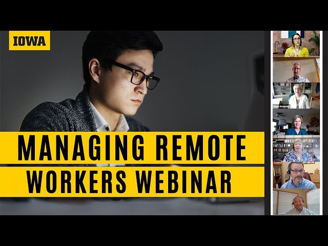 Managing Remote Workers Webinar