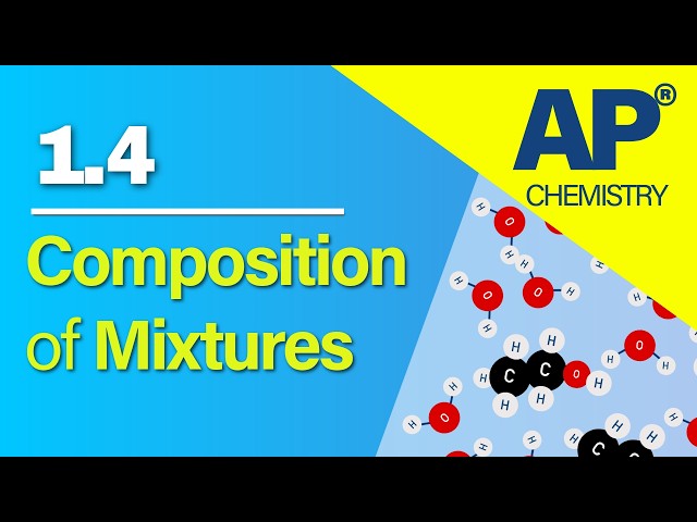 AP Chemistry 1.4 – Composition of Mixtures | Revision Video #apchemistry
