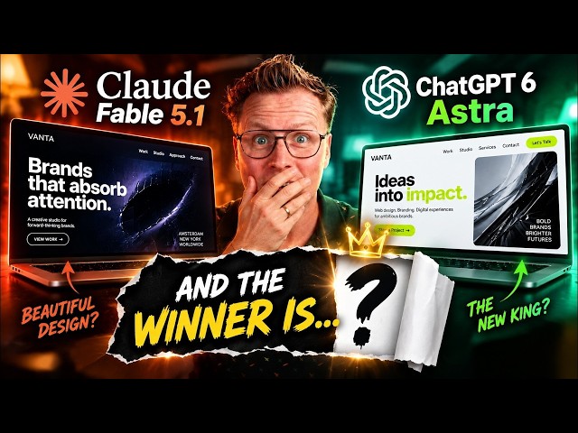 Chat GPT-6 Astra vs Claude Fable 5.1: Who Builds Better Websites?