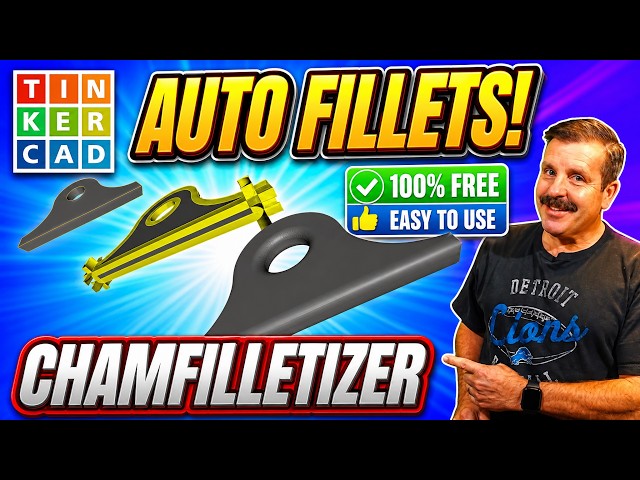 Instant Tinkercad Fillets: Chamfilletizer is FREE and SLICK! 💯🔥