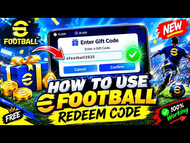 How to Redeem eFootball 2027 Gift Code (2026) || How to Redeem Gift Code