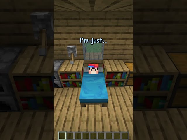 how to sleep properly #minecraft @Brizinhueng