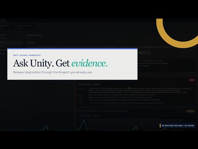 Unity Build Size, Memory & Performance Audits with AI | Release Vitals