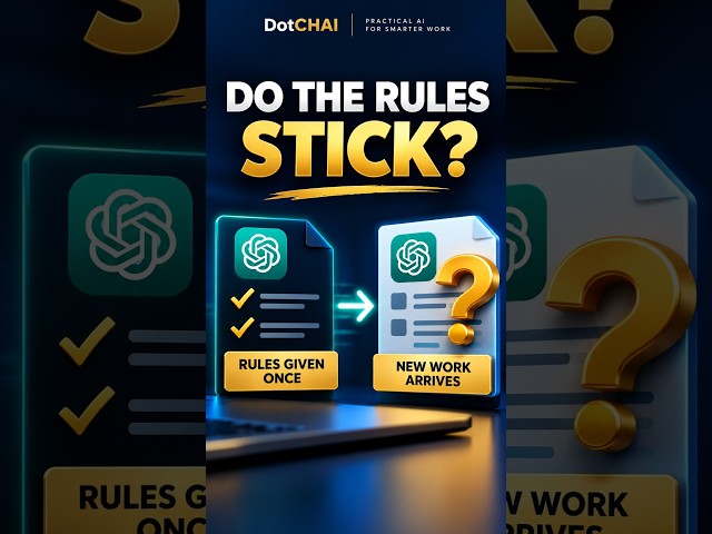 Do ChatGPT Rules Still Hold in Round Two? #ai #chatgpt
