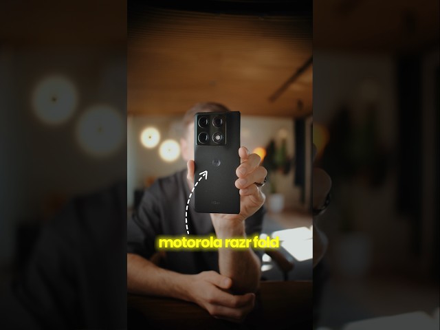 5 things you should know about the new motorola razr fold 👀 #ad