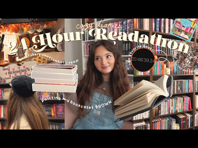 reading as many books as possible IN 24 HOURS… 🍂🕰️📔 (booktubers choose my reads!)