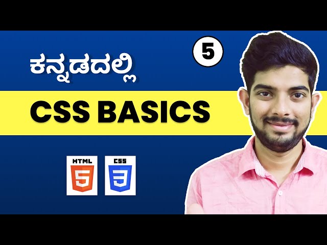 Learn CSS Basics in Kannada | HTML & CSS Beginners Tutorial in Kannada