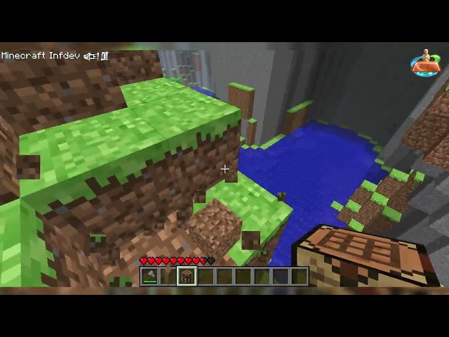 lonely sumerian mines coal in minecraft infdev inf-20100327