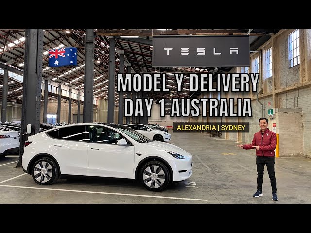 DAY 1 MODEL Y DELIVERY AUSTRALIA RWD Q3 2022 Walkaround by Tesla Tom