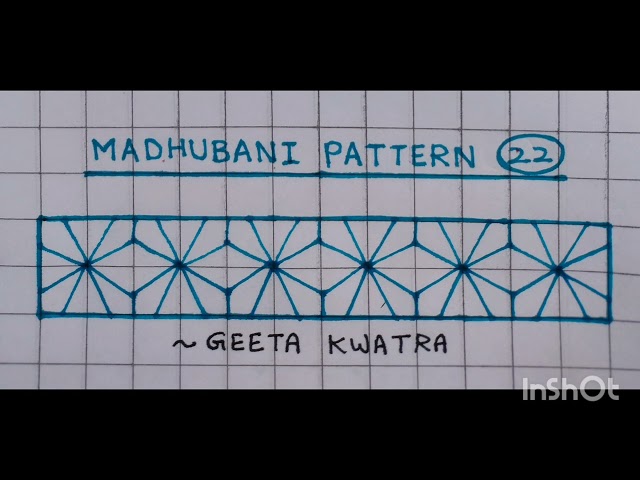 Madhubani Pattern Drawing Tutorial: Easy Step-by-Step Guide@geetakwatra699