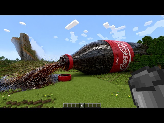 Realistic Coca-Cola vs Mentos (what will happen?) - Minecraft Compilation